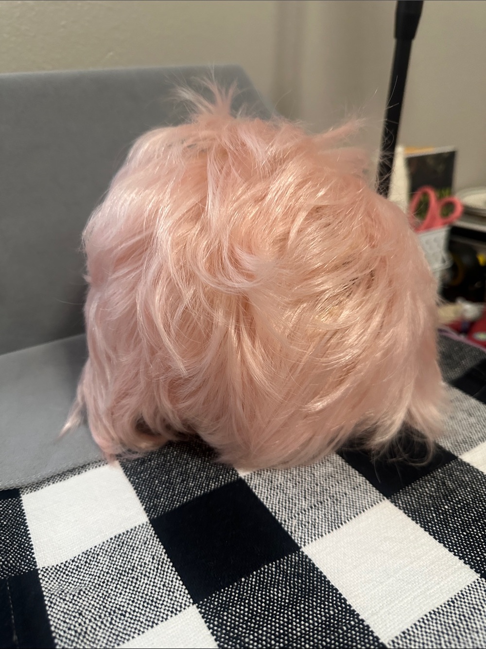 Light Pink Short Synthetic Wig for Women New